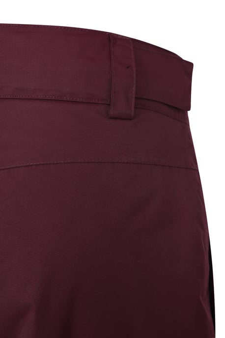 'Gravity' Men's Short Ski Pants Waterproof Adjustable Braces Winter Trousers Burgundy - Image 5