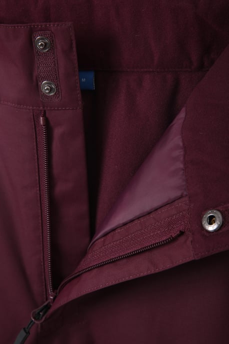 'Gravity' Men's Short Ski Pants Waterproof Adjustable Braces Winter Trousers Burgundy - Image 6
