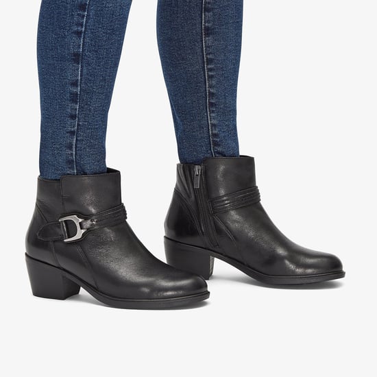 Neva Buckle Black Leather - Image 2