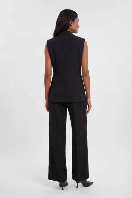 Compact Stretch Tailored Tie Front Waistcoat - Image 3