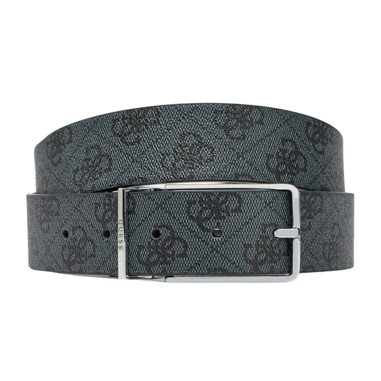 Guess Heren Bmaglo Riem Omkeerbaar rundleer (Grijs) - Image 1