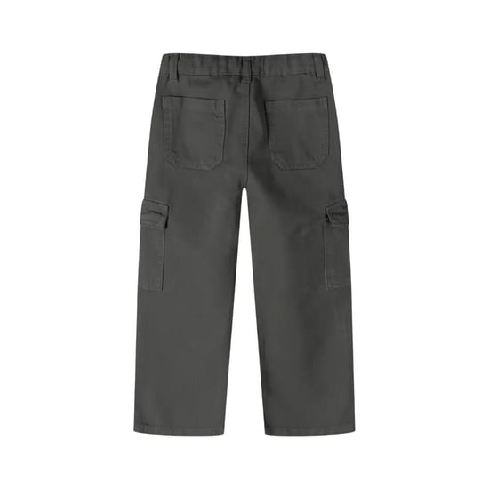 Minoti Effen wijde pijp combatbroek voor meisjes (Grijs) - Image 3
