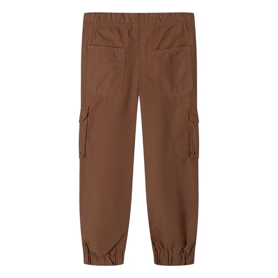 Minoti Katoenen effen cargobroek voor meisjes (Koper) - Image 2