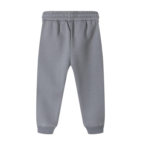 Minoti Meisjes Fleece Joggingbroek met Geborduurd Motief (Grijs) - Image 2