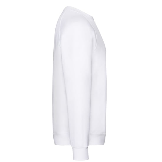 Fruit of the Loom Mens Classic Plain Raglan Sweatshirt (White) - Image 3