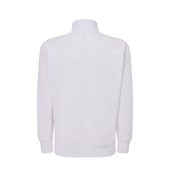 JHK Unisex Adult Plain Full Zip Sweatshirt (White) - Image 2