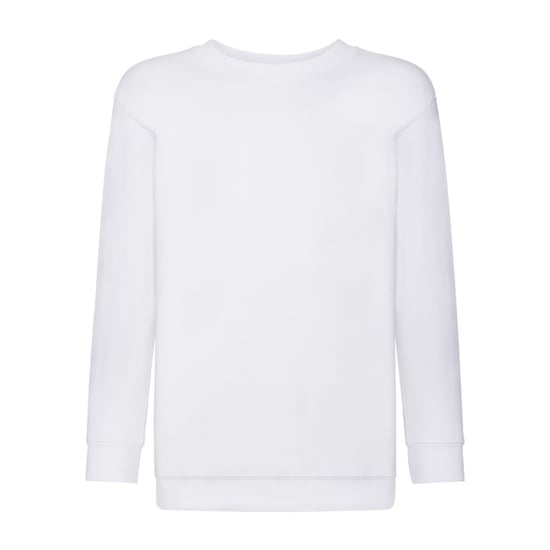 Fruit of the Loom Klassiek Effen Sweatshirt voor Kinderen/Kinderen (Wit) - Image 1