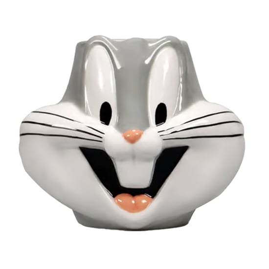 Looney Tunes Mok in de vorm van Bugs Bunny 350ml (Grijs/Wit) - Image 1