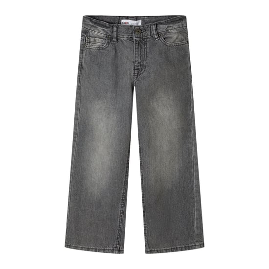 Minoti Effen jongens Denim Baggy Jeans (Grijs) - Image 1