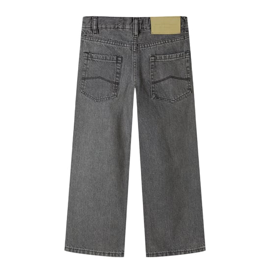 Minoti Effen jongens Denim Baggy Jeans (Grijs) - Image 2
