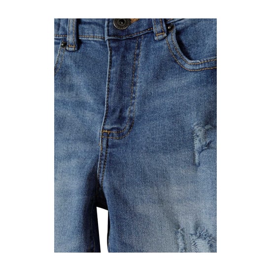 Minoti Rechte jongensspijkerbroek met gescheurde pijpen (Blauw) - Image 3