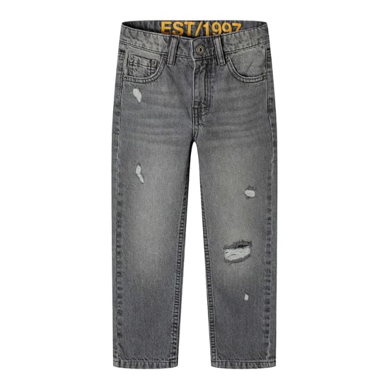 Minoti Jongens Rip & Repair Denim Jeans (Grijs) - Image 1