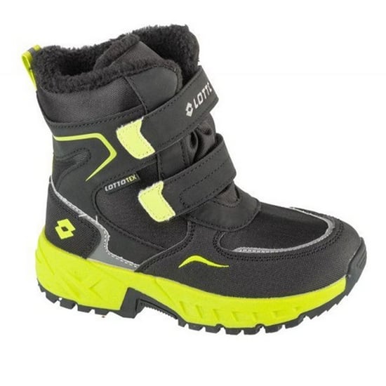 Lotto Jongens Alstyne Tex Sneeuwlaarzen (ZWART/GEEL) - Image 1