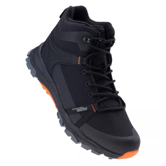 Hi-Tec Heren Himba Waterdichte Mid Cut Wandelschoenen (Zwart/Oranje) - Image 6