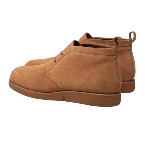 Calvin Klein Leren laaggesneden herenschoenen met logo (Caramel) - Image 2