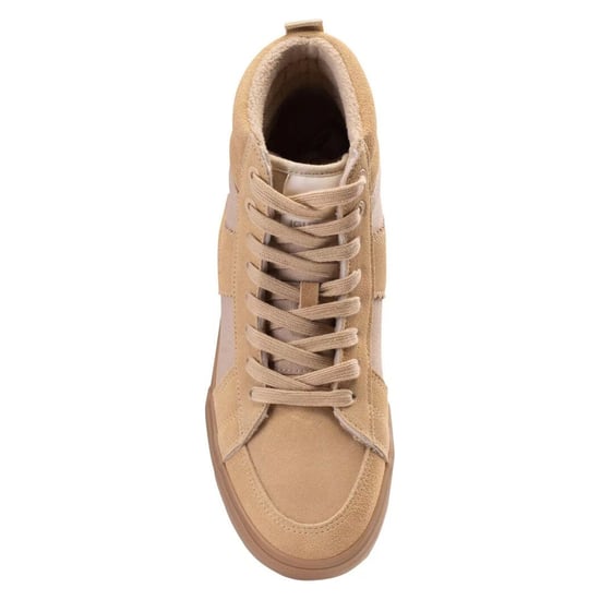Iguana Heren Bomer Mid Suede Schoenen (Beige) - Image 4