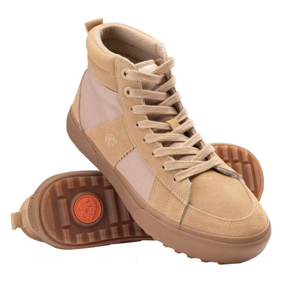 Iguana Heren Bomer Mid Suede Schoenen (Beige) - Image 6