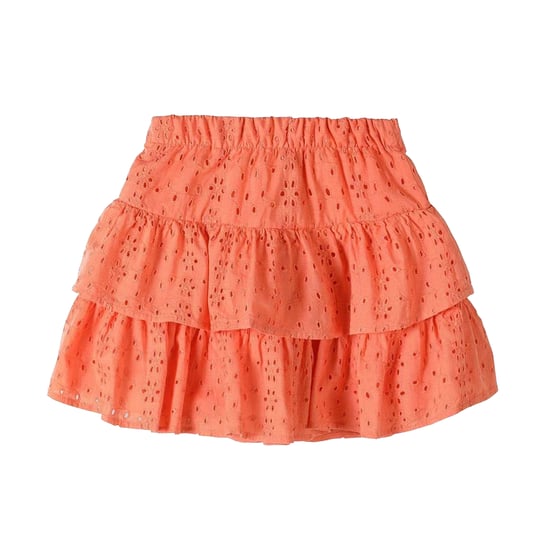 Minoti Meisjes Broderie tierrok (Rood) - Image 2