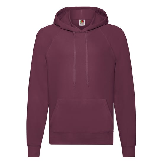 Fruit of the Loom Heren Lichtgewicht Pullover Hoodie (Bourgondië) - Image 1