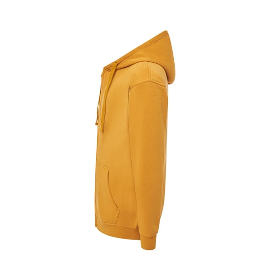 JHK Unisex Vuxen Enkel Helzip Hoodie (Senap) - Image 3