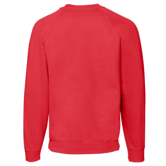 Fruit of the Loom Heren Klassiek Raglan Sweatshirt (Rood) - Image 2