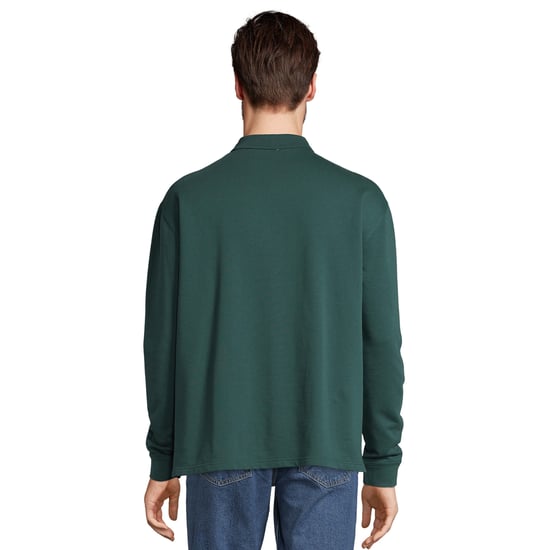 SOLS Unisex Vuxen Heritage Polo Nacka Sweatshirt (Grön Empire) - Image 2