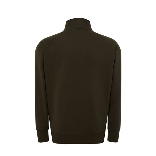 JHK Uniseks effen sweater met rits voor volwassenen (Khaki) - Image 2