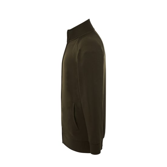 JHK Uniseks effen sweater met rits voor volwassenen (Khaki) - Image 3