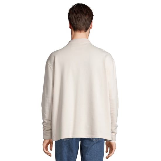 SOLS Unisex Vuxen Heritage Polokrage Sweatshirt (Off White) - Image 2