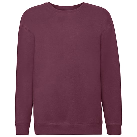 Fruit of the Loom Kinder/Kids Premium Sweatshirt met Inzetstuk (Bourgondië) - Image 1