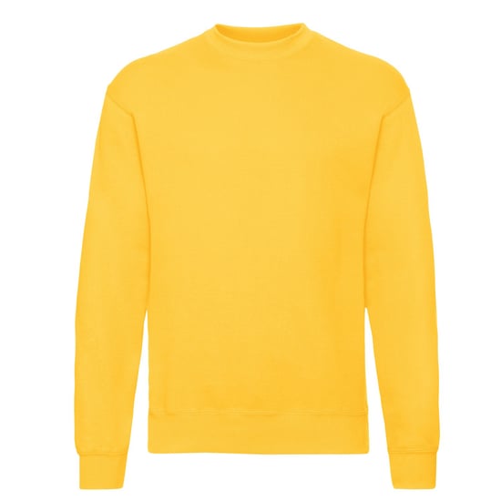 Fruit of the Loom Heren Klassiek Ingelegd Sweatshirt (Zonnebloem) - Image 1
