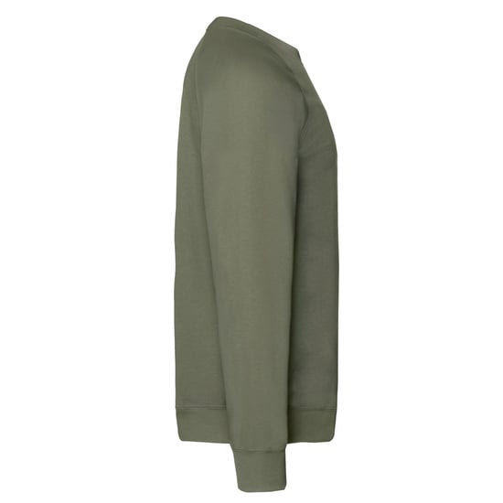 Fruit of the Loom Heren Klassiek Raglan Sweatshirt (Klassieke Olijf) - Image 3