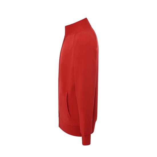 JHK Unisex Adult Plain Full Zip Sweatshirt (Red) - Image 3