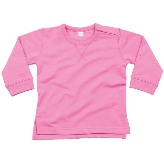Babybugz Effen babytrui (Bubblegum Roze) - Image 1
