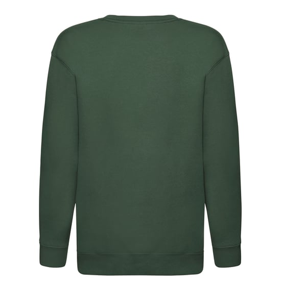 Fruit of the Loom Kinder/Kids Premium Sweatshirt met Inzetstuk (Fles groen) - Image 2