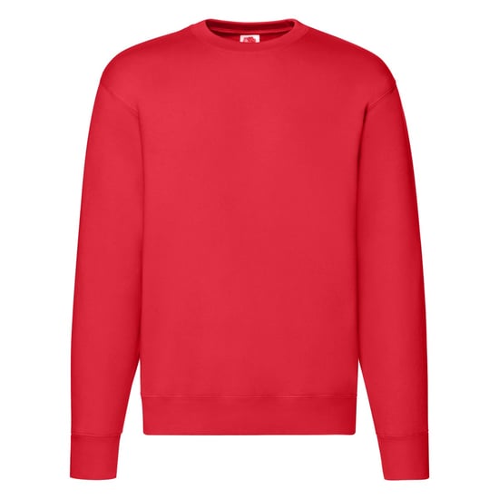 Fruit of the Loom Heren Premium Ingelegd Sweatshirt (Rood) - Image 1