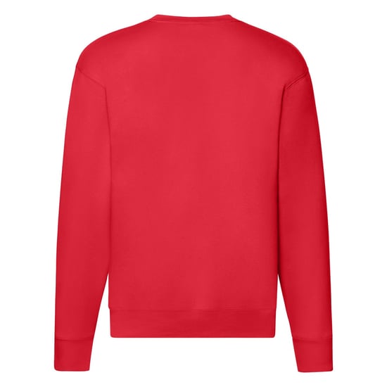 Fruit of the Loom Heren Premium Ingelegd Sweatshirt (Rood) - Image 3