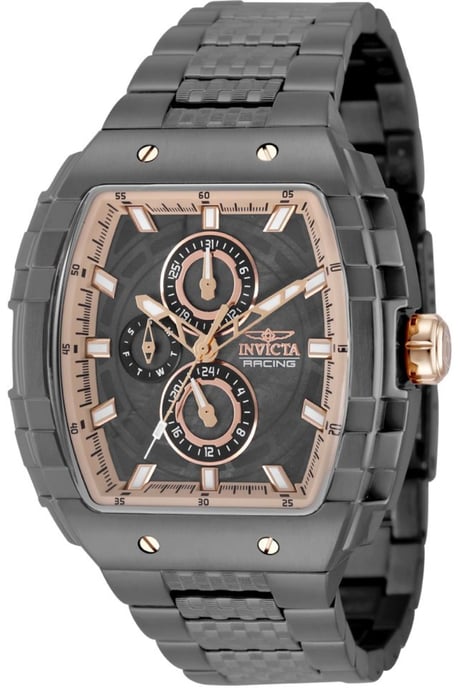 Invicta S1 Rally 50239 Herenhorloge - Quartz Uurwerk - Roestvrij Staal met Grijze Wijzerplaat - 47 mm - Image 1