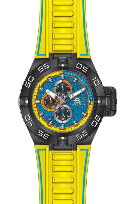 INVICTA Subaqua 49877 Herenhorloge - Quartz Uurwerk - Roestvrij Staal met Blauwe Wijzerplaat - 50 mm - Image 1