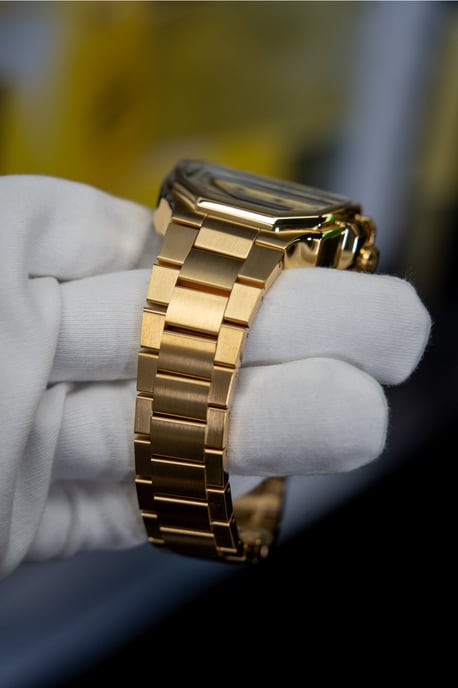 INVICTA Reserve 50092 Herenhorloge - Automatisch Uurwerk - Roestvrij Staal met Gouden Wijzerplaat - 45 mm - Image 4