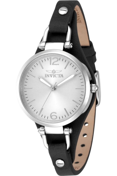 Invicta Wildflower 49588 Damklocka - Kvartsverk - Rostfritt Stål med Silver Zifferblad - 32 mm - Image 1