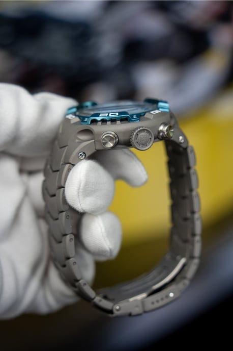 INVICTA Speedway 49881 Herenhorloge - Quartz Uurwerk - Roestvrij Staal met Grijze Wijzerplaat - 50 mm - Image 4