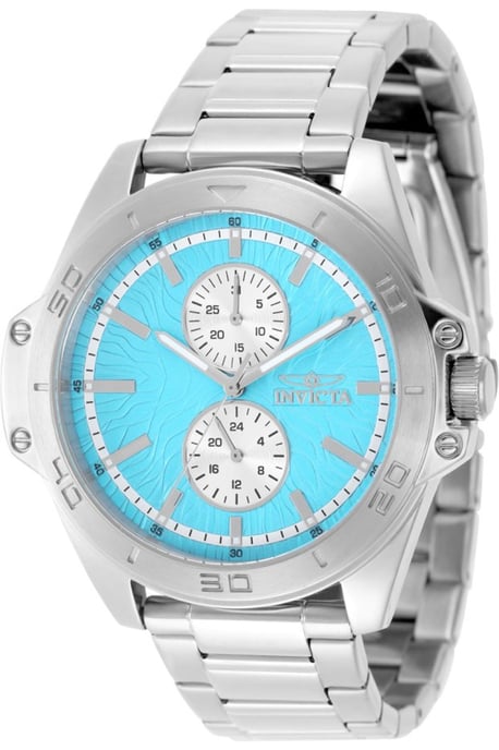 INVICTA Speedway 50354 Herenhorloge - Quartz Uurwerk - Roestvrij Staal met Blauwe Wijzerplaat - 44 mm - Image 1