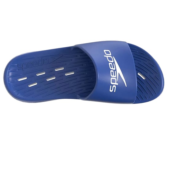 Speedo Heren One Piece Am Sliders (Marine, Wit) - Image 1