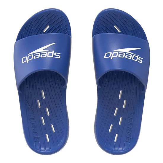 Speedo Heren One Piece Am Sliders (Marine, Wit) - Image 3