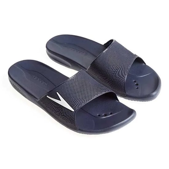Speedo Heren Atami II Max Slides (Marine, Wit) - Image 1