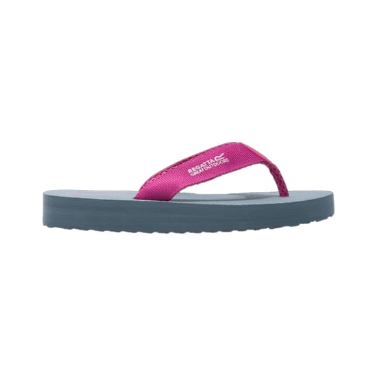 Regatta Dames/dames Catarina teenslippers (Donkere storm/roze) - Image 1