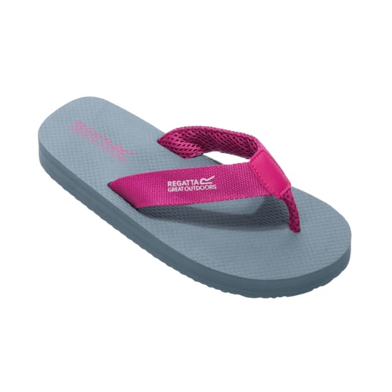 Regatta Dames/dames Catarina teenslippers (Donkere storm/roze) - Image 3
