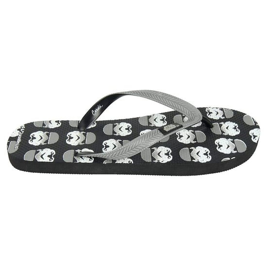 Star Wars Stormtrooper teenslippers voor volwassenen (Zwart, Wit) - Image 1