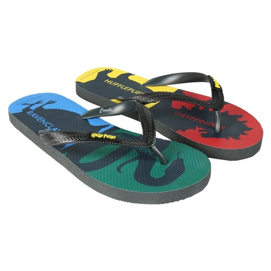 Harry Potter Volwassen Hogwarts Huizen Teenslippers Unisex (Veelkleurig) - Image 1
